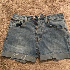 RSQ super high rise mom shorts